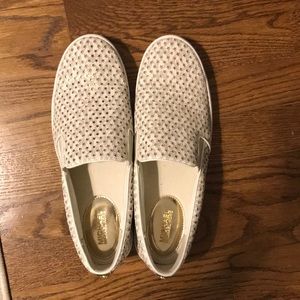 Michael Kors Canvas Slip On Sneakers